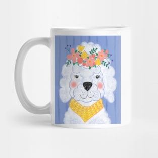 Spring Boho Poodle Mug
